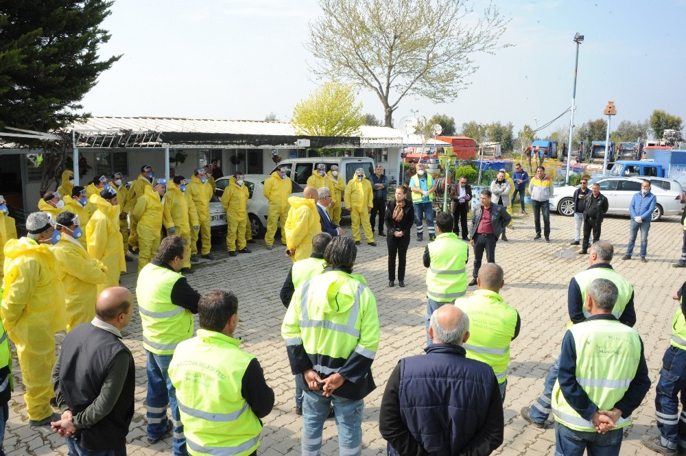 Balçova’da temizlik için özel önlem 
