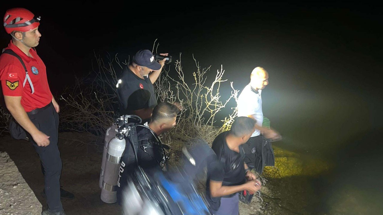 Balık avına gitti, gölette can verdi!