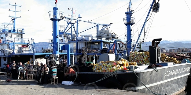 Balıkçı ağına bakın ne takıldı?