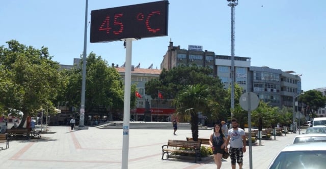 Balıkesir 45 dereceyi gördü