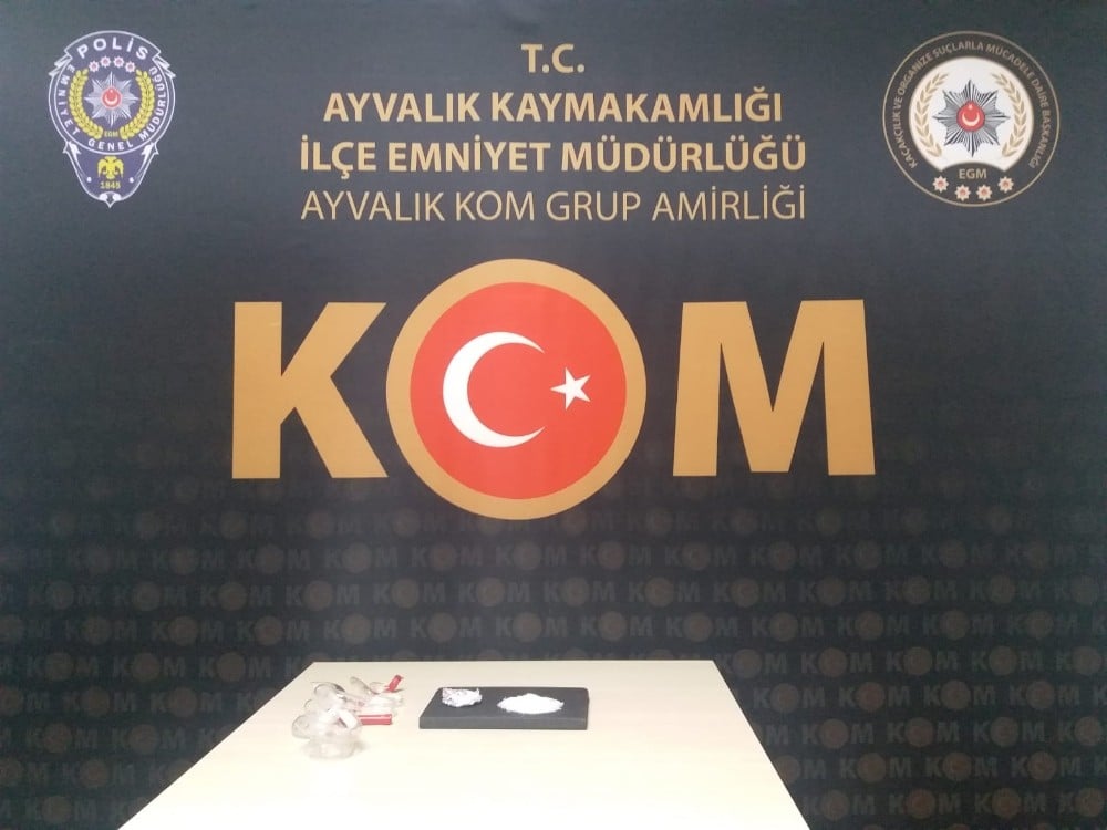 Balıkesir polisinden uyuşturucu operasyonu 