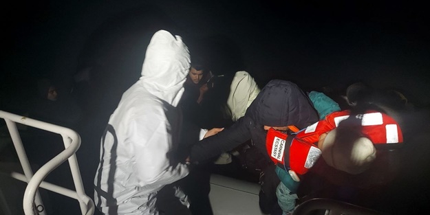 Balıkesir'de 18 göçmen yakalandı