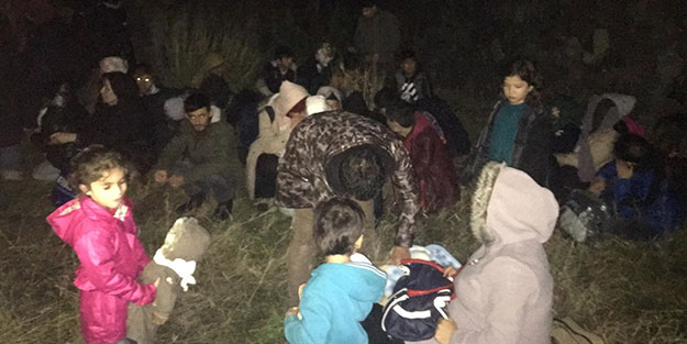 Balıkesir'de düzensiz göçmenlere uygulama