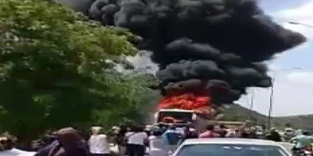 Balıkesir'de feci otobüs yangını! Çok sayıda kişi hayatını kaybetti