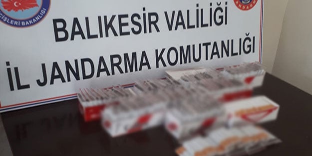 Balıkesir'de kaçak sigara operasyonu!