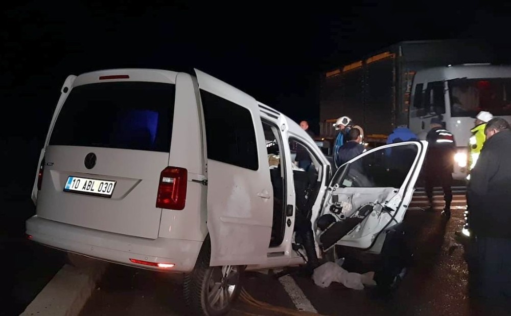 Balıkesir’de kaza: 1 ölü 