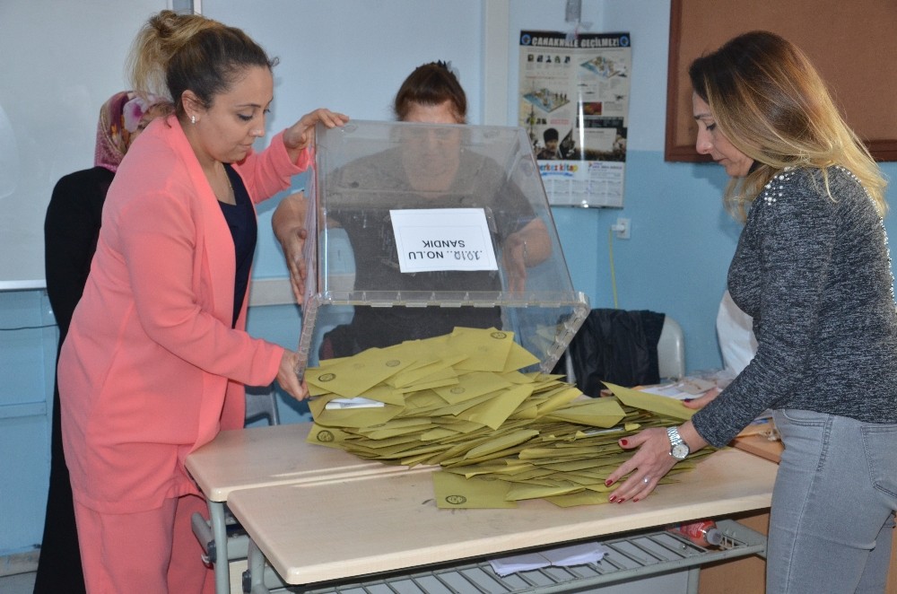 Balıkesir’de oy verme işlemi tamamlandı 