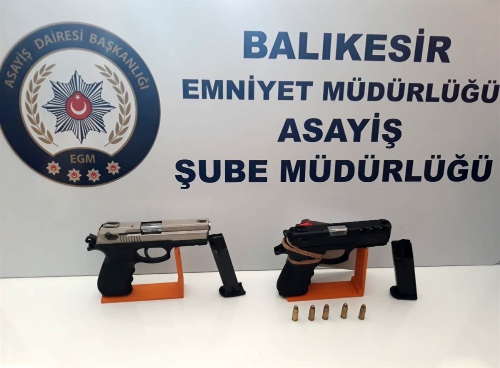 Balıkesir’de polis son 1 ayda 107 silah yakaladı 