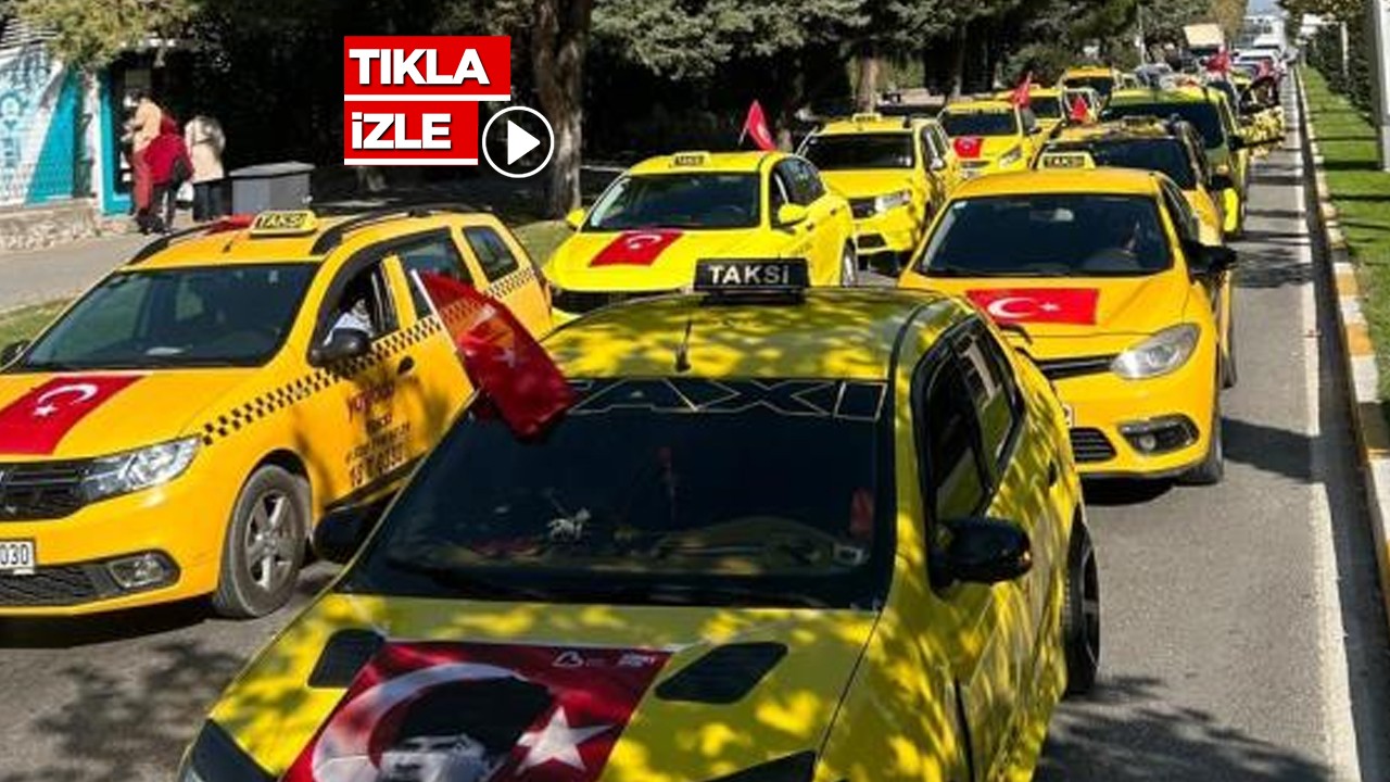 Balıkesir’de taksiciler Murat Arslan için sokağa döküldü