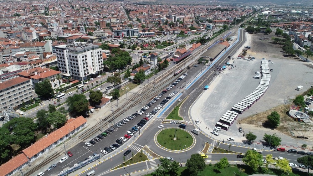 Balıkesir’de trafiği rahatlatacak alternatif yol açıldı 