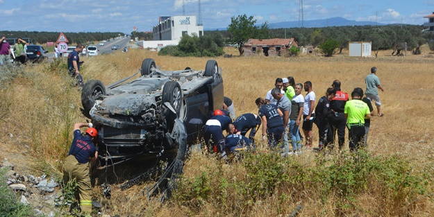 Balıkesir'de trafik kazası: Yaralılar var