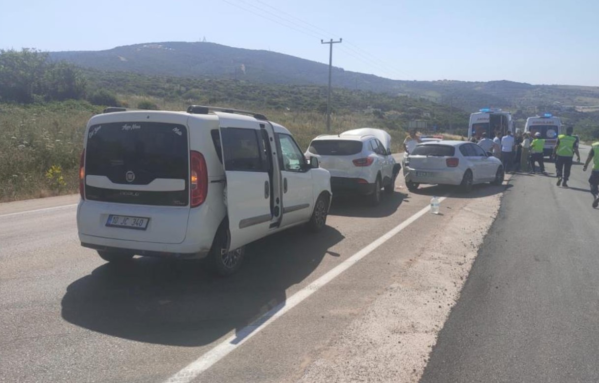 Balıkesir'de zincirleme kaza