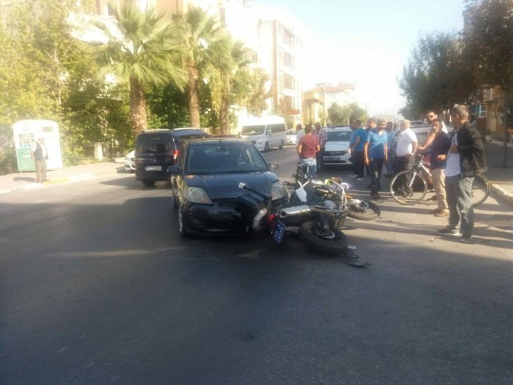 Balıkesir’deki kazada polis memuru yaralandı 