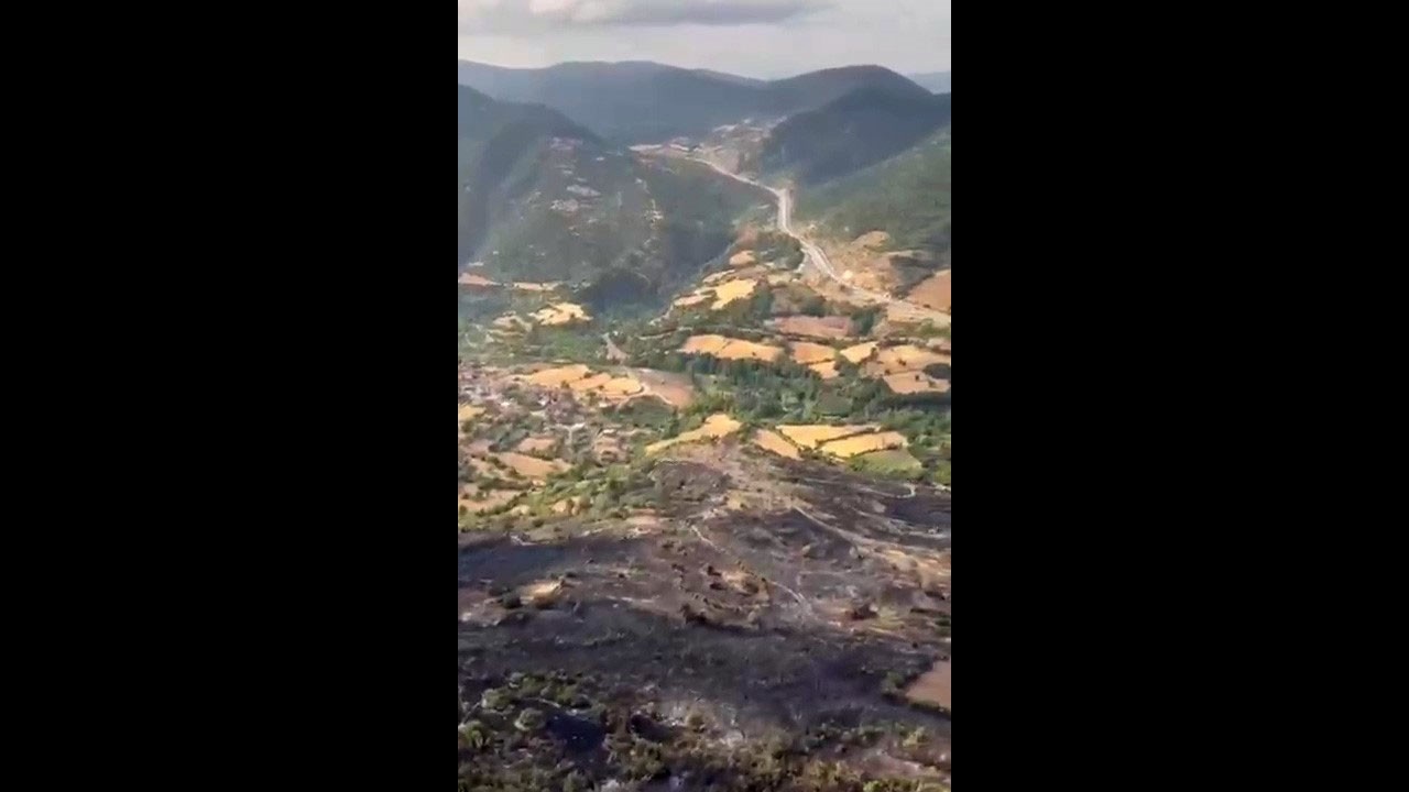 Balıkesir'deki orman yangınından iyi haber