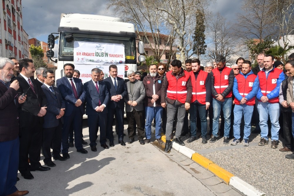 Balıkesir’den İdlib’e yardım tırı 