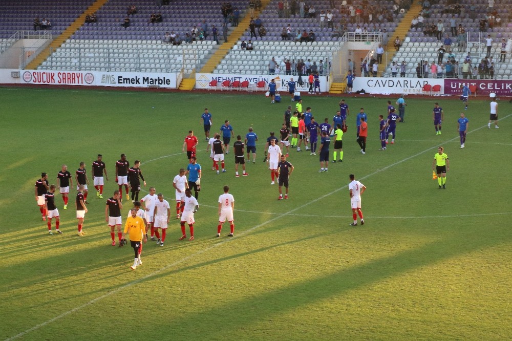 Balıkesirspor - Afjet Afyonspor hazırlık maçında gerginlik 