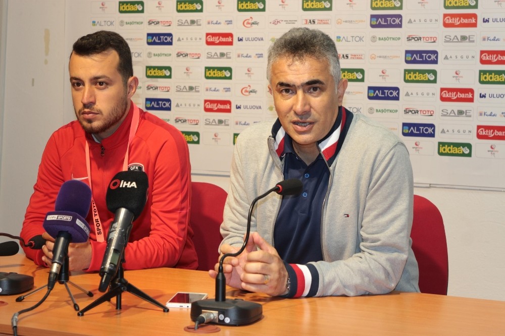 Balıkesirspor Baltok - Gazişehir Gaziantepspor maçının ardından 