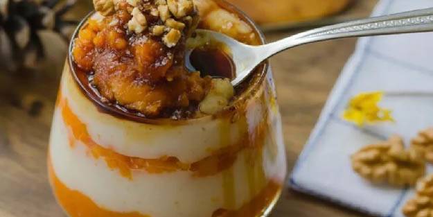 Balkabaklı magnolia tarifi nasıl yapılır? Balkabaklı magnolia kaç kalori