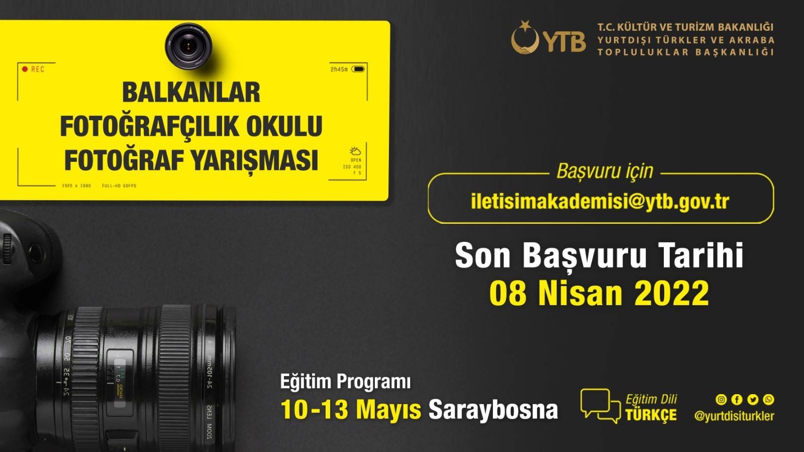 Balkan gençleri Fotoğrafçılık Okulu Fotoğraf Yarışması’nda buluşuyor