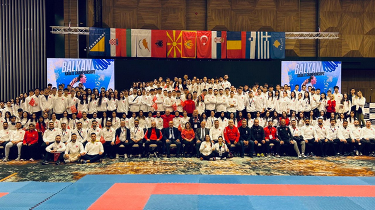Balkan Karate Şampiyonası’nda 33 madalya birden…