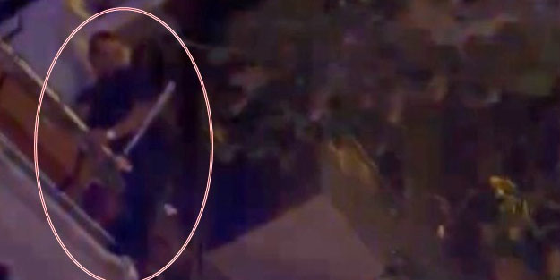 Balkondan evine girmek isterken sıkıştı