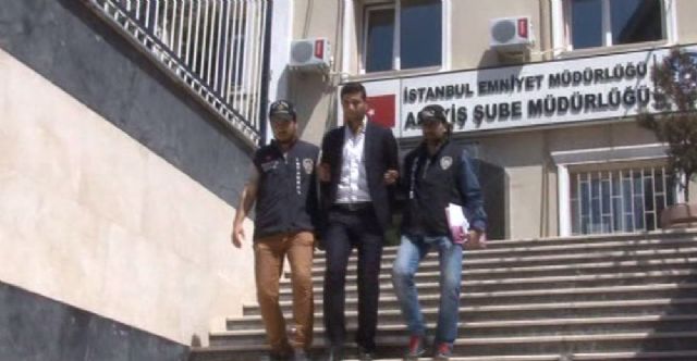 Balkondan para saçan soyguncu tutuklandı