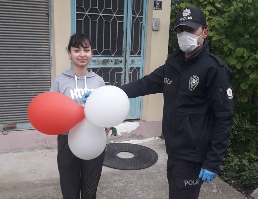 Balon için ihbarda bulundu 
