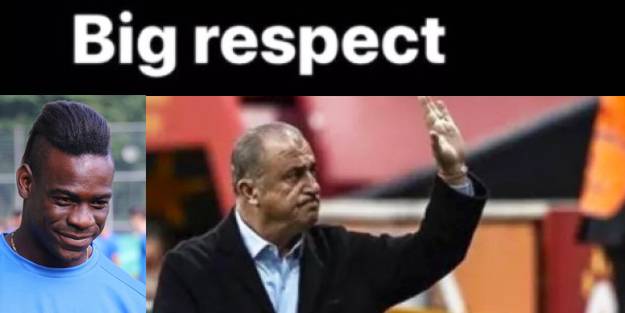 Balotelli'den Fatih Terim paylaşımı