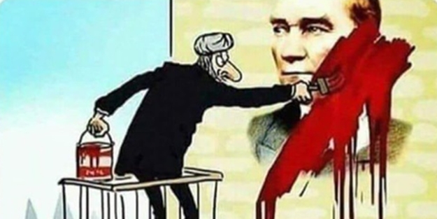 Balyozcu emekli komutan Semih Çetin'den Kemalist çarpıtma!