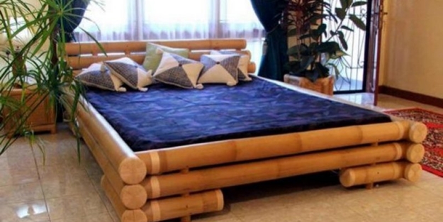 Bambu dekorasyonu şıklığı