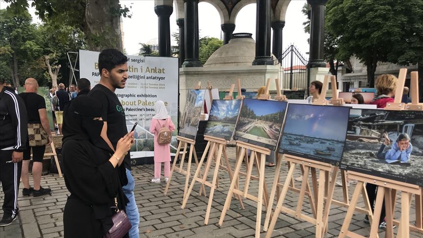 'Bana benim ülkemden, Filistin'den bahset' fotoğraf sergisi açıldı