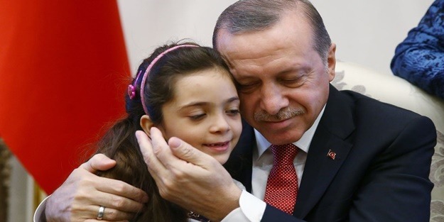 Halep'li Bana ve ailesi Cumhurbaşkanlığı Külliyesinde