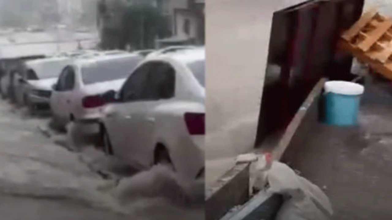 Bandırma sele teslim oldu! Vatandaşlar zor anlar yaşadı!