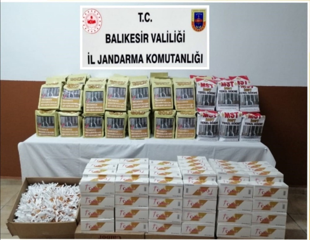 Bandrolsüz tütün ele geçirildi 