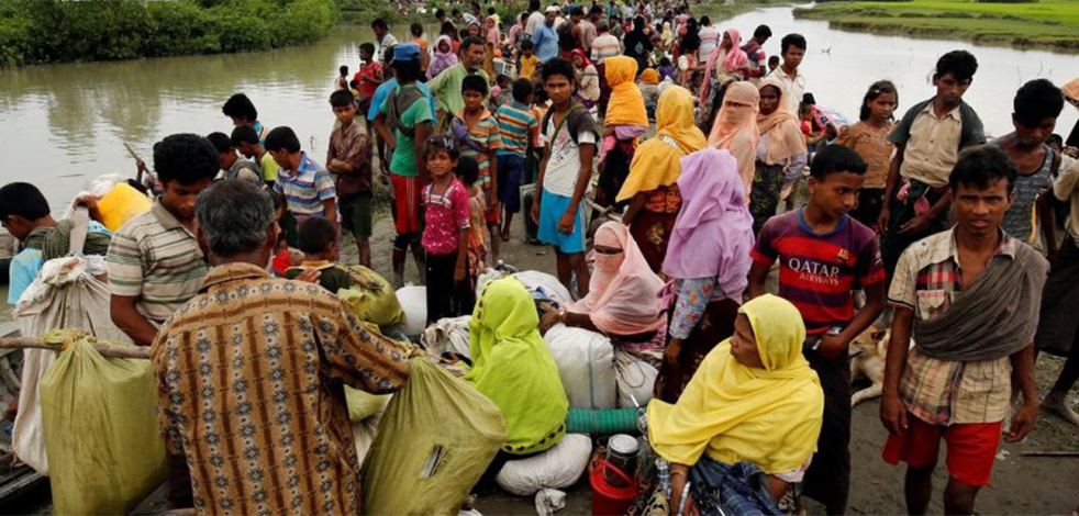 Bangladeş'in zorla 'Ölüm Adası'na yerleştirdiği Arakanlılardan protesto