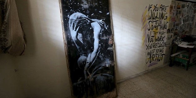 Banksy'nin Gazze'deki çizimi mahkemelik oldu
