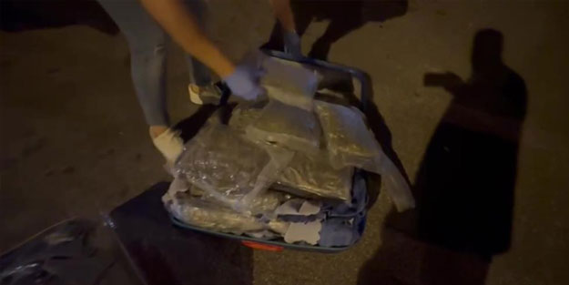 ‘Barbara’ sayesinde 46 kilogram esrar bulundu