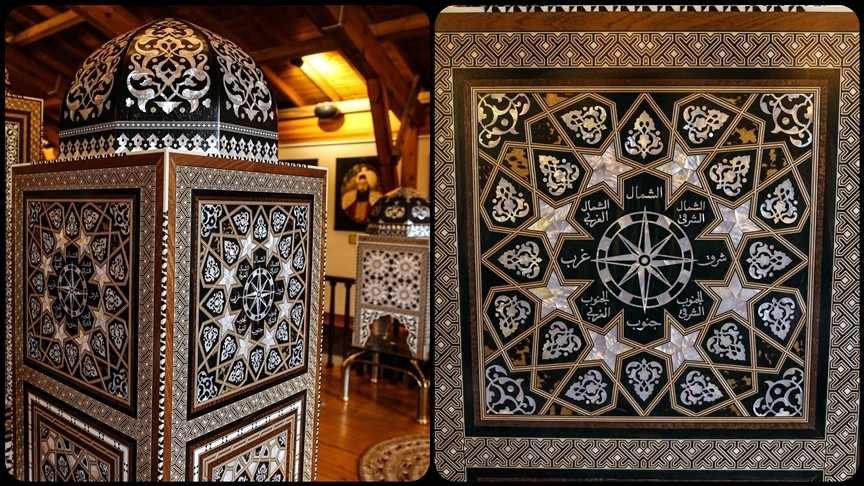 Barbaros Hayrettin Paşa Camii “pusula” motifli sedef işlemeleriyle göz dolduracak