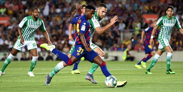 Barcelona, 5 gol attığı Real Betis'ten özür diledi