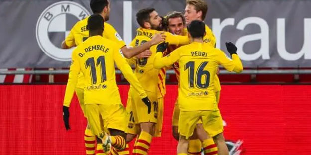 Barcelona, A.Bilbao'yu yendi