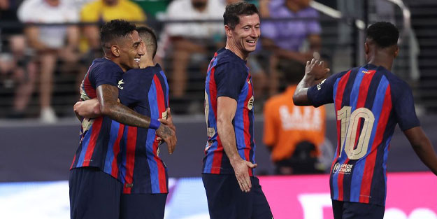 Barcelona deplasmanda Atletico Madrid'i devirdi