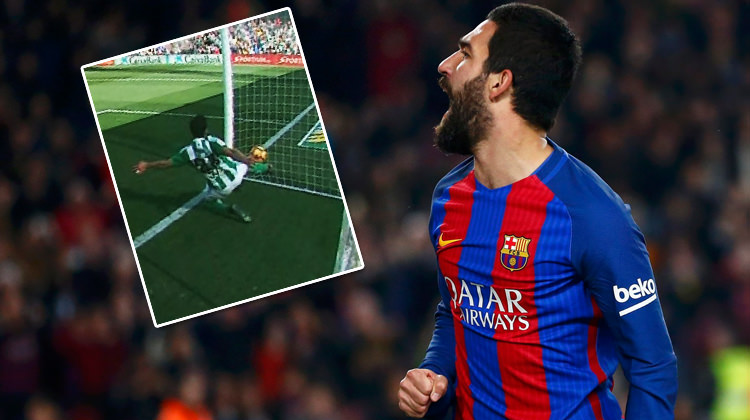 Barcelona-R.Betis maçında büyük skandal!