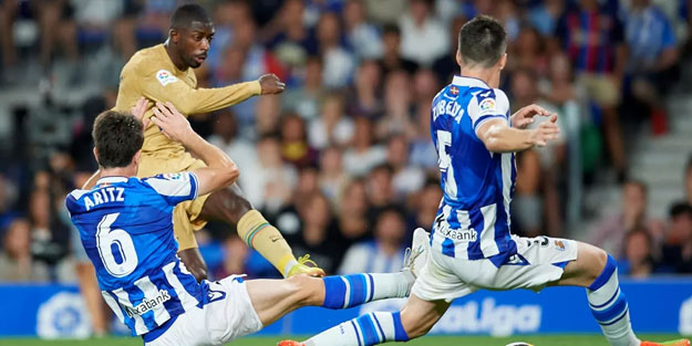 Barcelona, Real Sociedad'ı devirdi