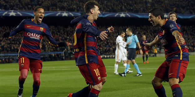 Barcelona, Roma'yı yaktı!