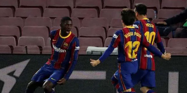 Barcelona son dakika golüyle kazandı