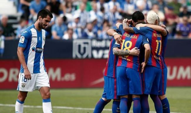 Barcelona üçlü'sü iş başında 5-1