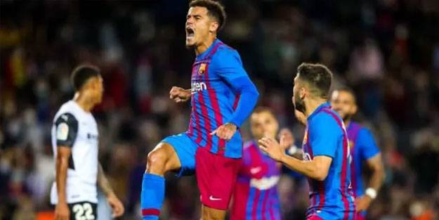 Barcelona, Valencia'yı yendi