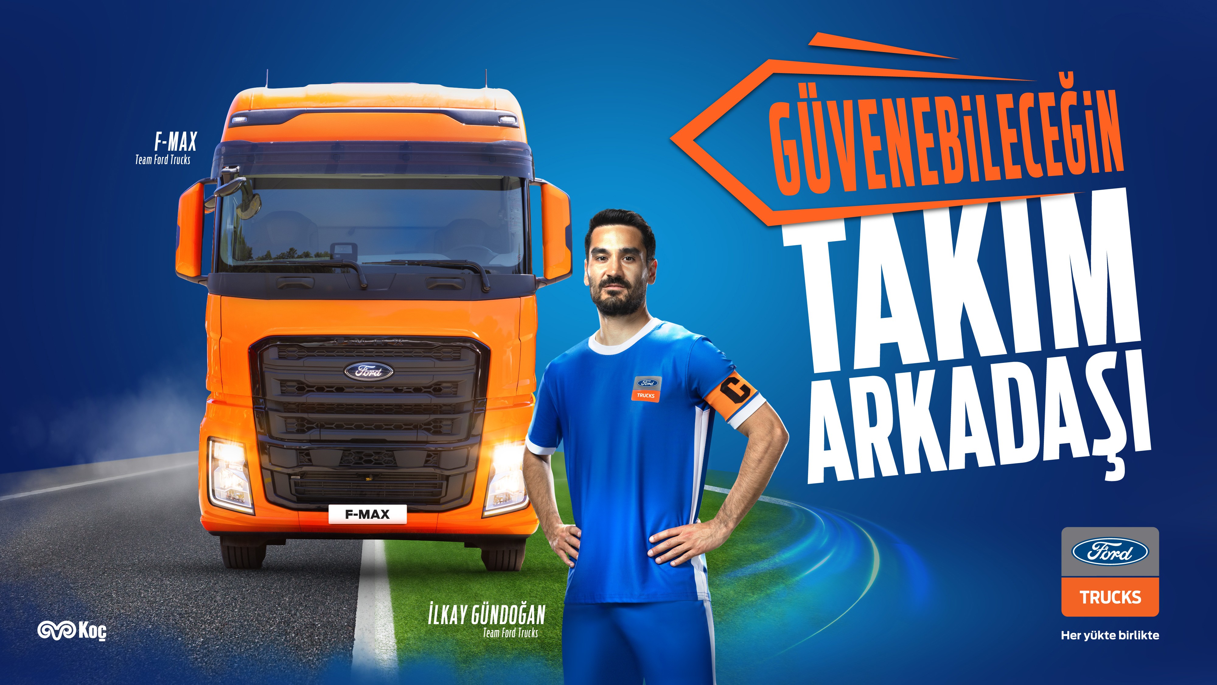 Barcelona’da forma giyen Türk futbolcu İlkay Gündoğan ve Ford Trucks artık takım arkadaşı!