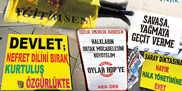 Barış değil, savaş mitingiydi