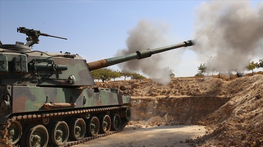 Barış Pınarı bölgesine ateş açan en az 9 PKK/YPG'li terörist etkisiz hale getirildi